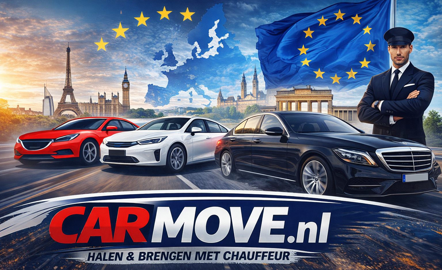 Carmove wij brengen auto's door heel Nederland en Europa